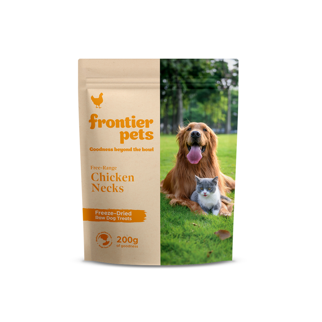 Free Range Chicken Necks Raw Freeze Dried Wholefood Treats