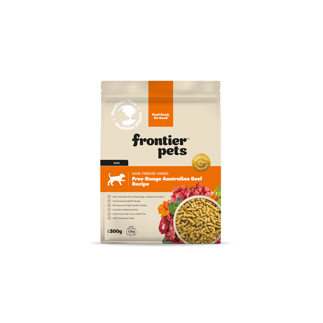 Free-Range Beef | Raw Freeze-Dried Dog Food 300g