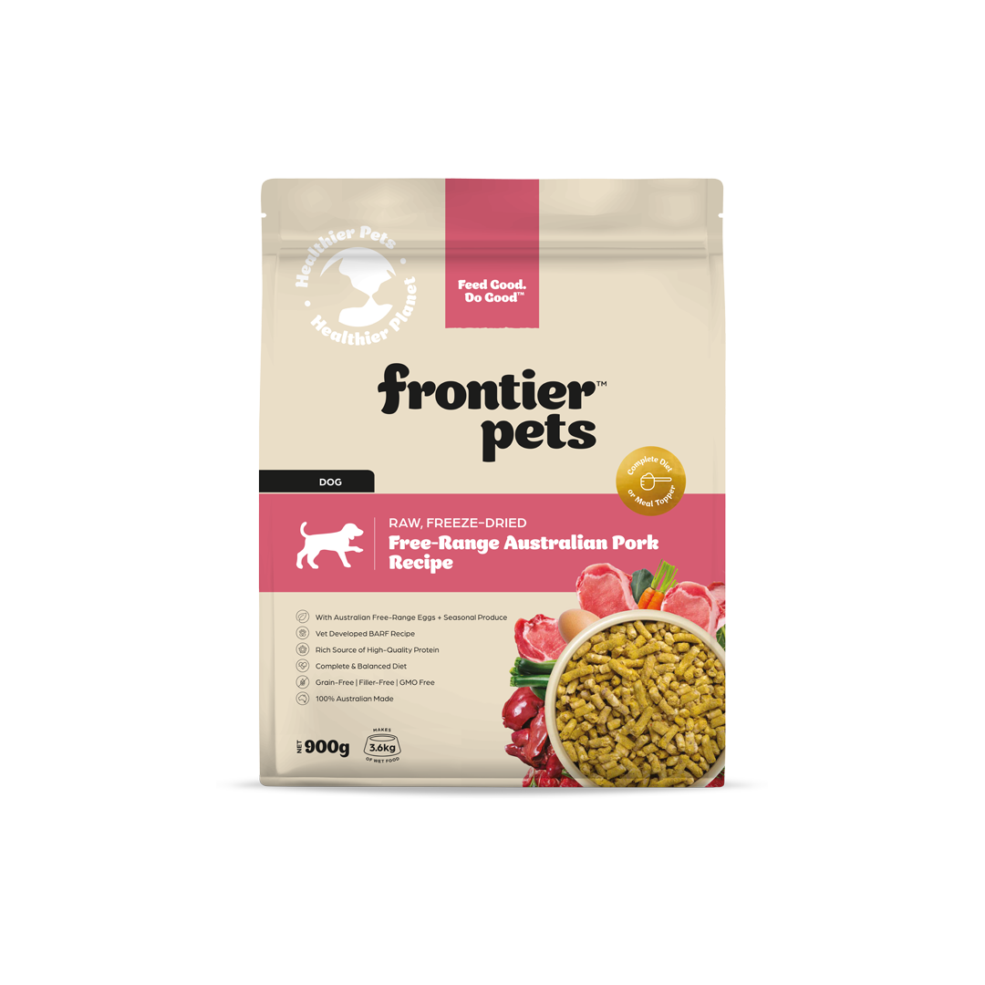 Free-Range Pork | Raw Freeze-Dried Dog Food 900g