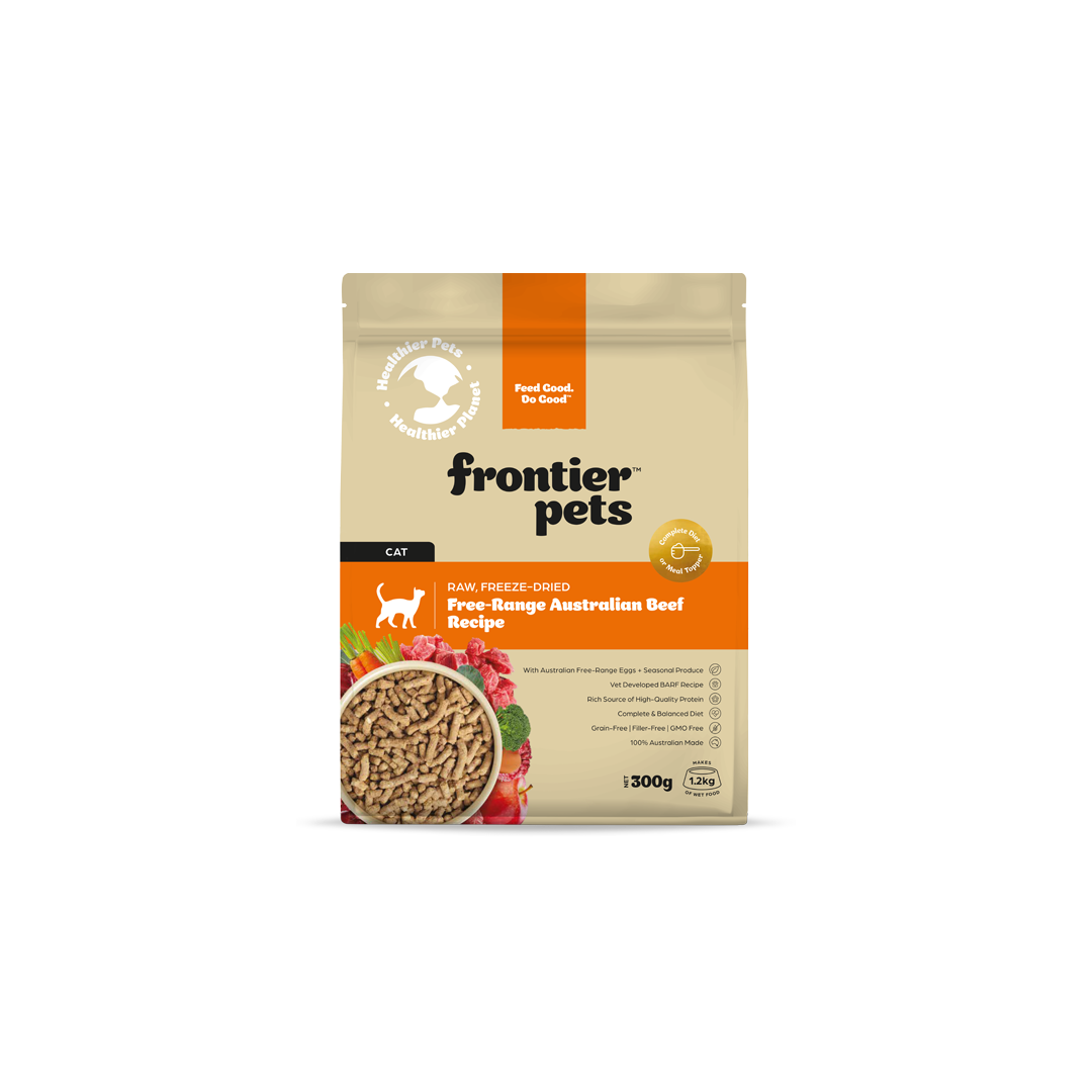 Free-Range Beef | Raw Freeze-Dried Cat Food 300g
