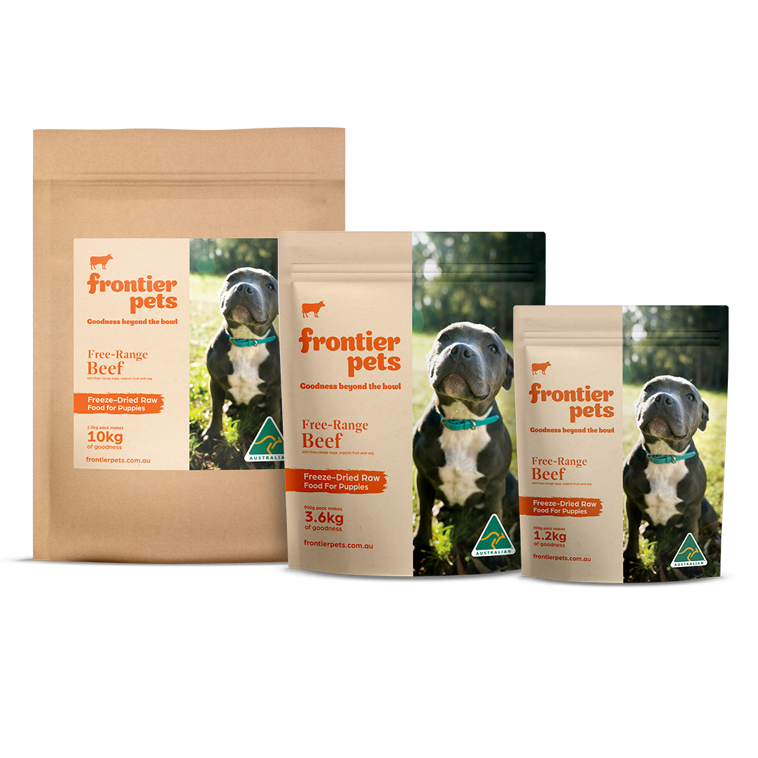 Free-Range Beef | Raw Freeze-Dried Puppy Food 900g
