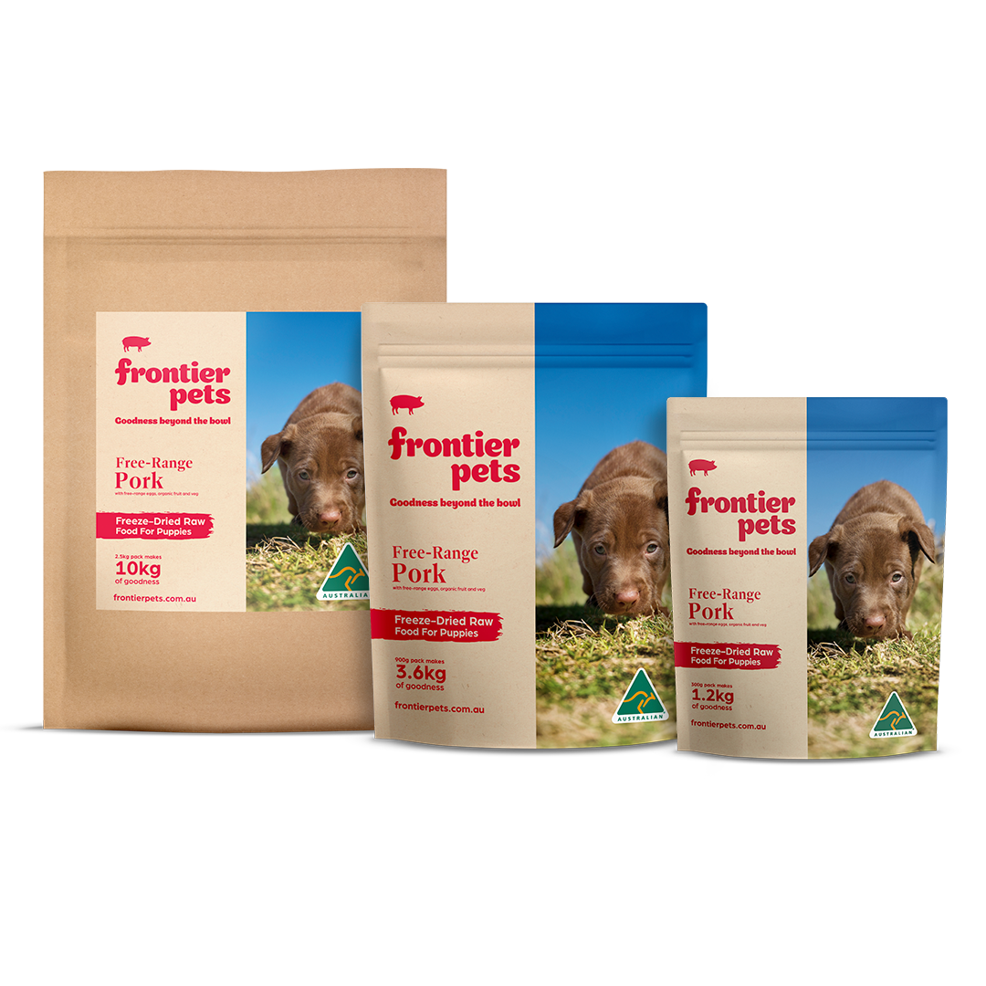 Free-Range Pork | Raw Freeze-Dried Puppy Food 900g