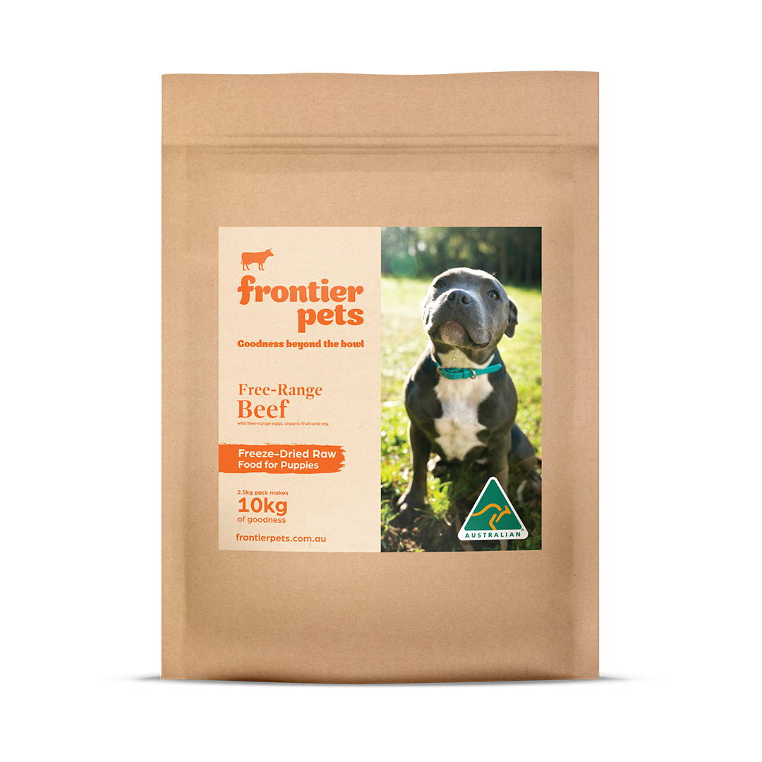 Free-Range Beef | Raw Freeze-Dried Puppy Food 2 x 2.5kg
