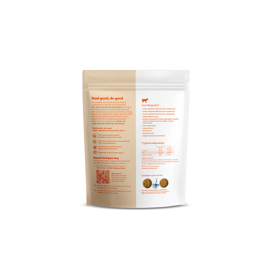 3 x 300g PUPPY COMBO | Beef + Pork + Chicken | Raw Freeze-Dried Puppy Food