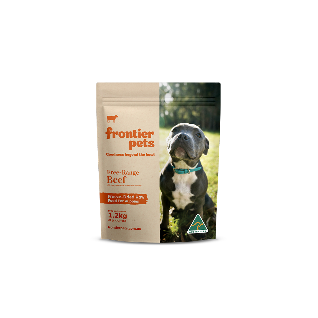 Free-Range Beef | Raw Freeze-Dried Puppy Food 300g