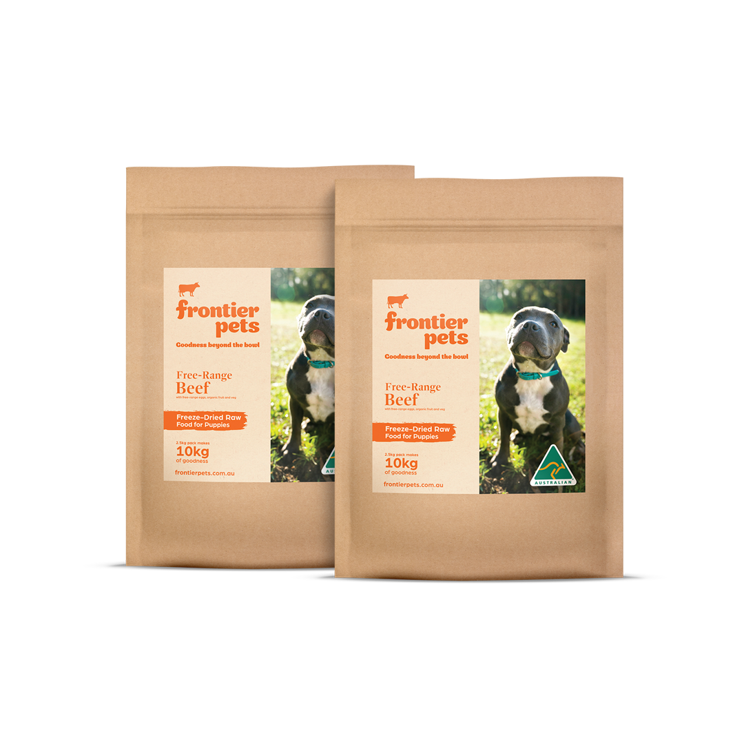 Free-Range Beef | Raw Freeze-Dried Puppy Food 2 x 2.5kg