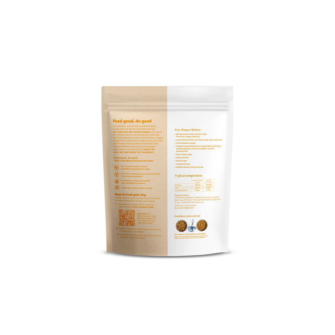 3 x 300g PUPPY COMBO | Beef + Pork + Chicken | Raw Freeze-Dried Puppy Food