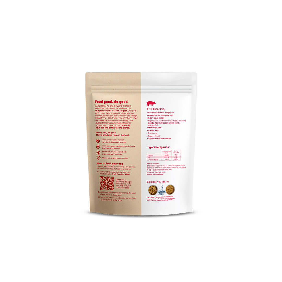 3 x 300g PUPPY COMBO | Beef + Pork + Chicken | Raw Freeze-Dried Puppy Food