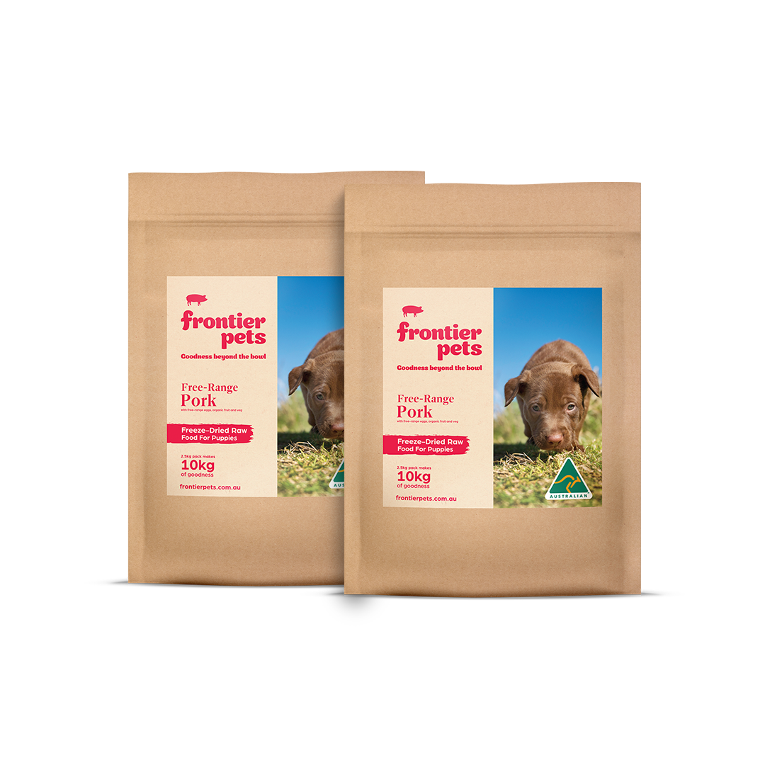 Free-Range Pork | Raw Freeze-Dried Puppy Food 2 x 2.5kg