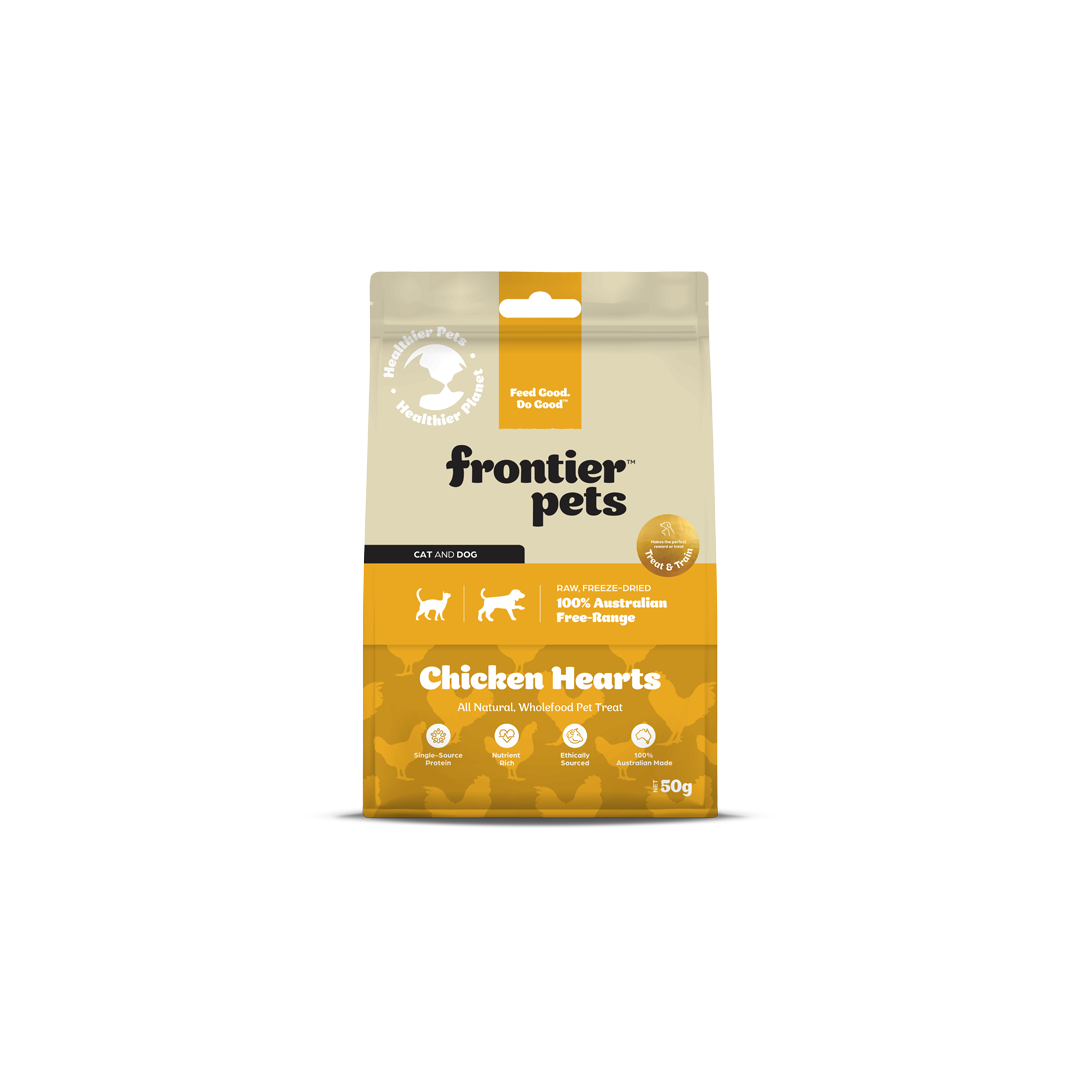 Free-Range Chicken Hearts | Raw Freeze-Dried Wholefood Treats 50g