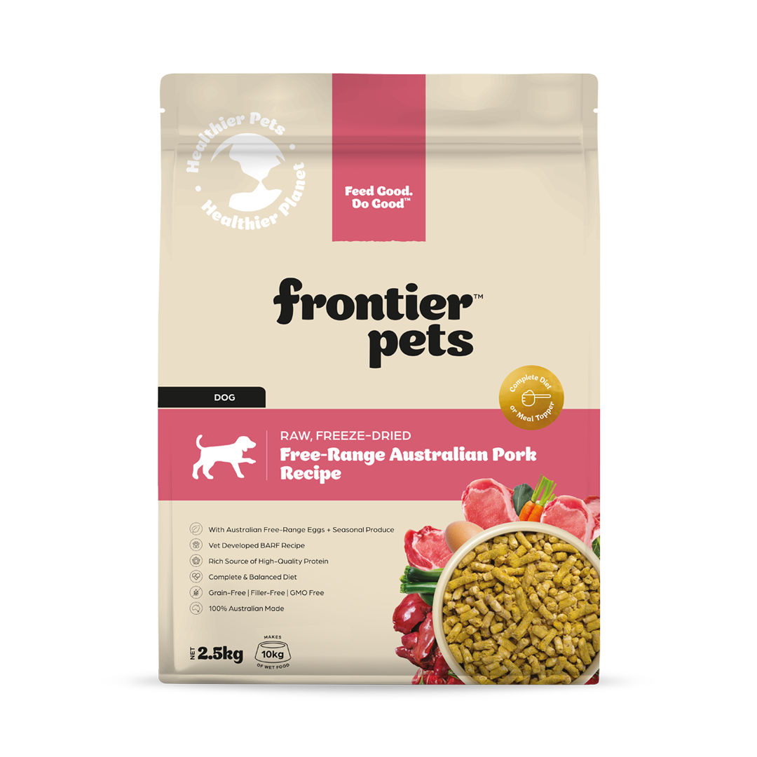 Free-Range Pork | Raw Freeze-Dried Dog Food 2.5kg