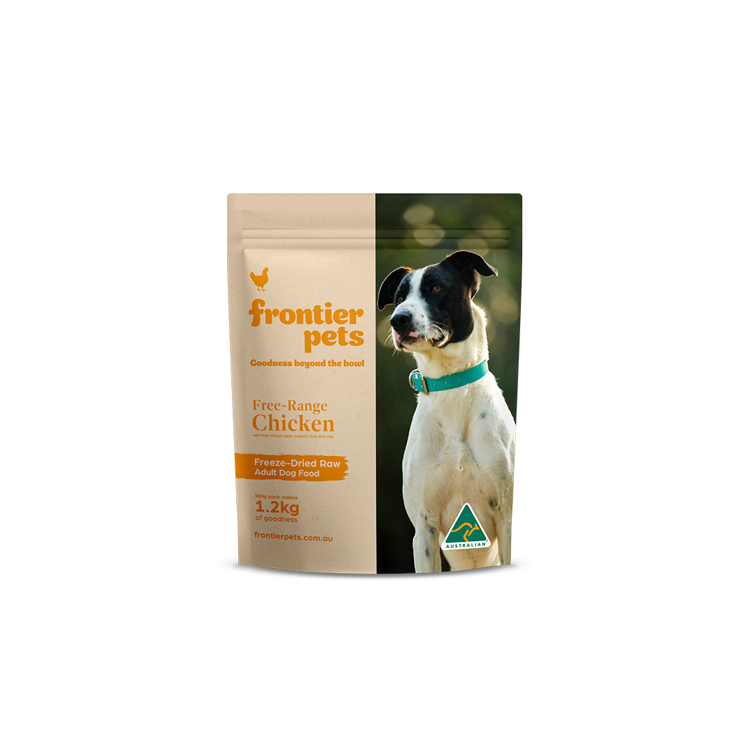 Free range deals chicken dog food