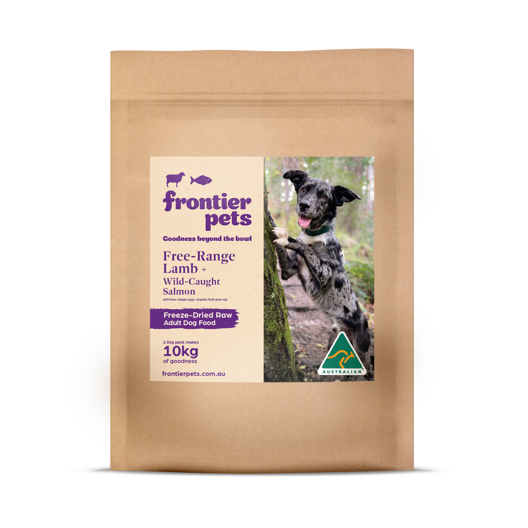 Free-Range Lamb & Wild Caught Salmon | Raw Freeze-Dried Dog Food - Adult