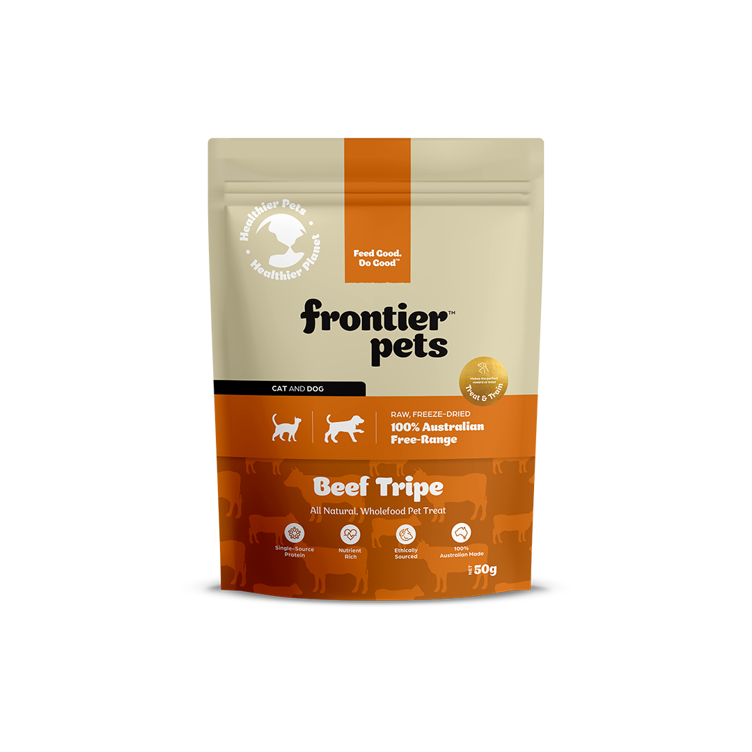 Free-Range Beef Tripe | Raw Freeze-Dried Wholefood Treats 50g